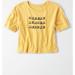 Cheese Burger Deluxe American Eagle Graphic Shirt